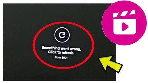 How To Fix Jiocinema Error 8001 Something Went Wrong. Click To Refresh