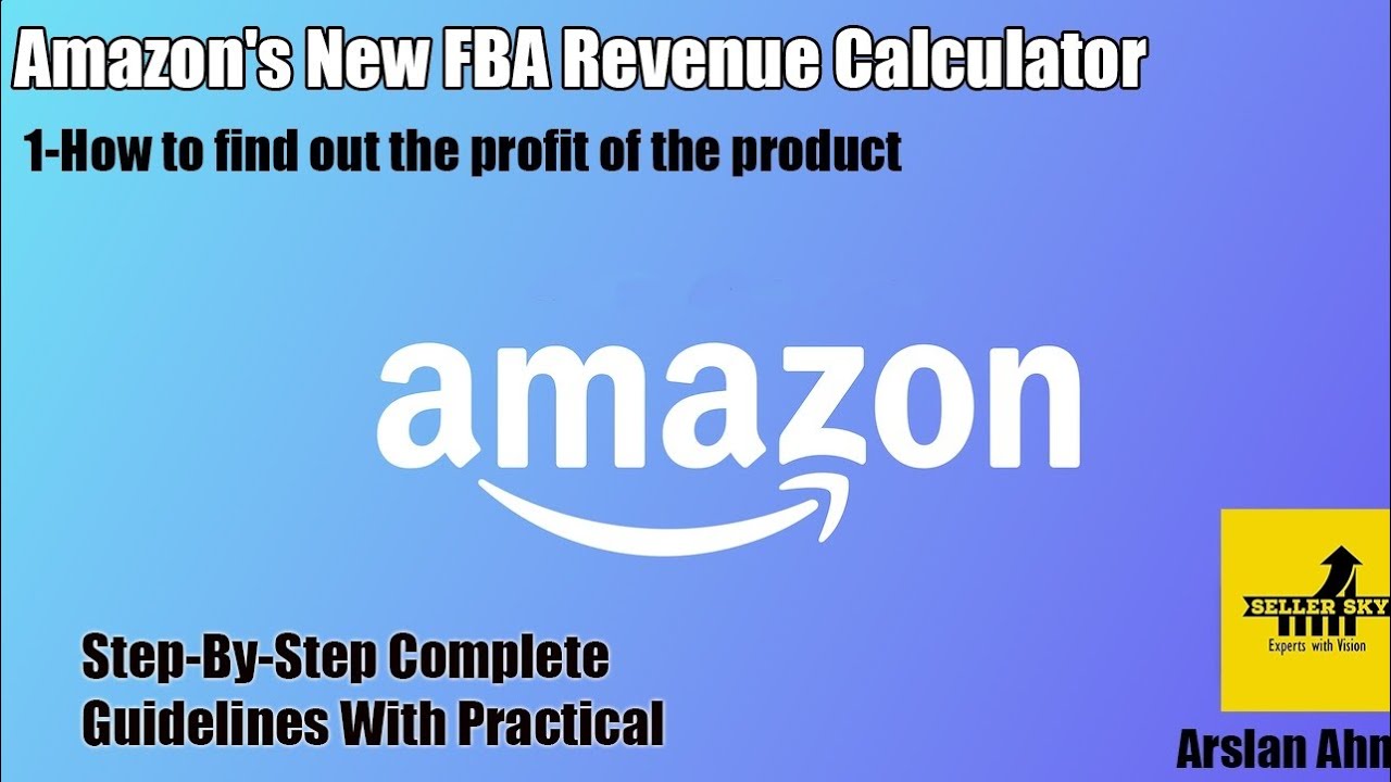 How To Calculate Profit for Amazon FBA Private Label- How To Use Amazon ...