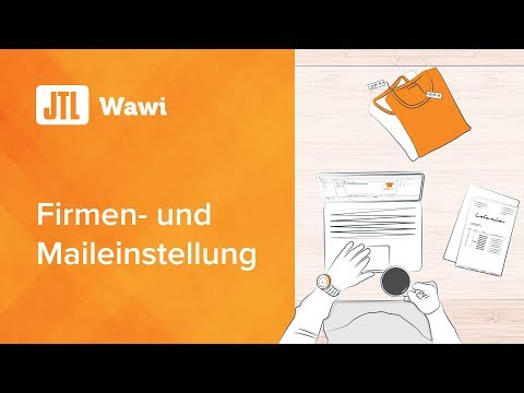 JTL-Wawi Firmen- und Maileinstellungen