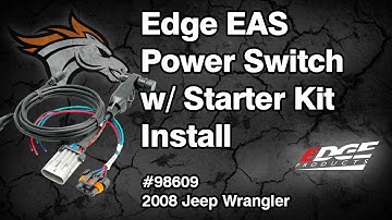 Edge EAS Power Switch w/ Starter Kit Install: 2008 Jeep Wrangler