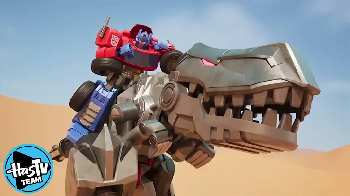 NEW Transformers: CYBERWORLD | Optimus Prime VS Scorponok Boss Battle! | E09 🔵 HasTV Team