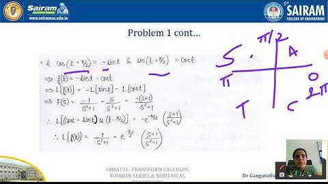 Lecture video_18MAT31_Module 1_Laplace Transfoms_Unit step functions 2_Dr Gangavathi P