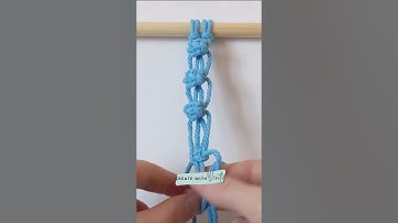 #4 Create a Macrame Berry Knot | Tutorial with Step-by-Step Instructions for Beginners #Shorts
