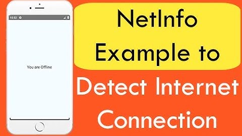 NetInfo in React Native | Part8 Practical React Native | @react-native-community/netinfo