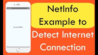 NetInfo in React Native | Part8 Practical React Native | @react-native-community/netinfo screenshot 1