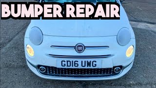 Fiat 500 Facelift Day 1 - This Bumper Cracked Me Up