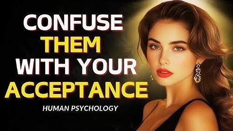 Never React if They Disappoint You, Confuse Them with Your Acceptance! | Stoicism