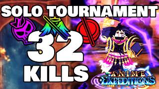 32 Kill Weirdest Solo Tournament Initial Strat | Anime Expeditions Update 0.5 screenshot 4