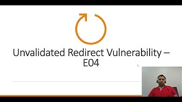 OWASP Top 10 | Unvalidated Redirects and Forwards - E04