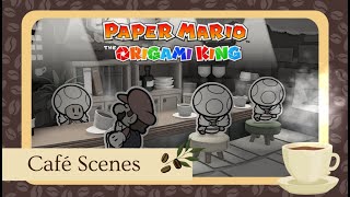 Paper Mario: The Origami King - Café Scenes