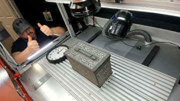 Laser Engraving The Coolest Ammo Can Ever | Timelapse Video