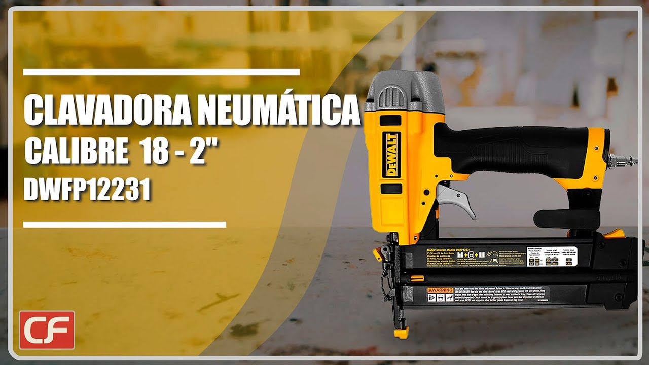 Clavadora Neumática Calibre 18 Hasta 2 Dewalt DWFP12231 