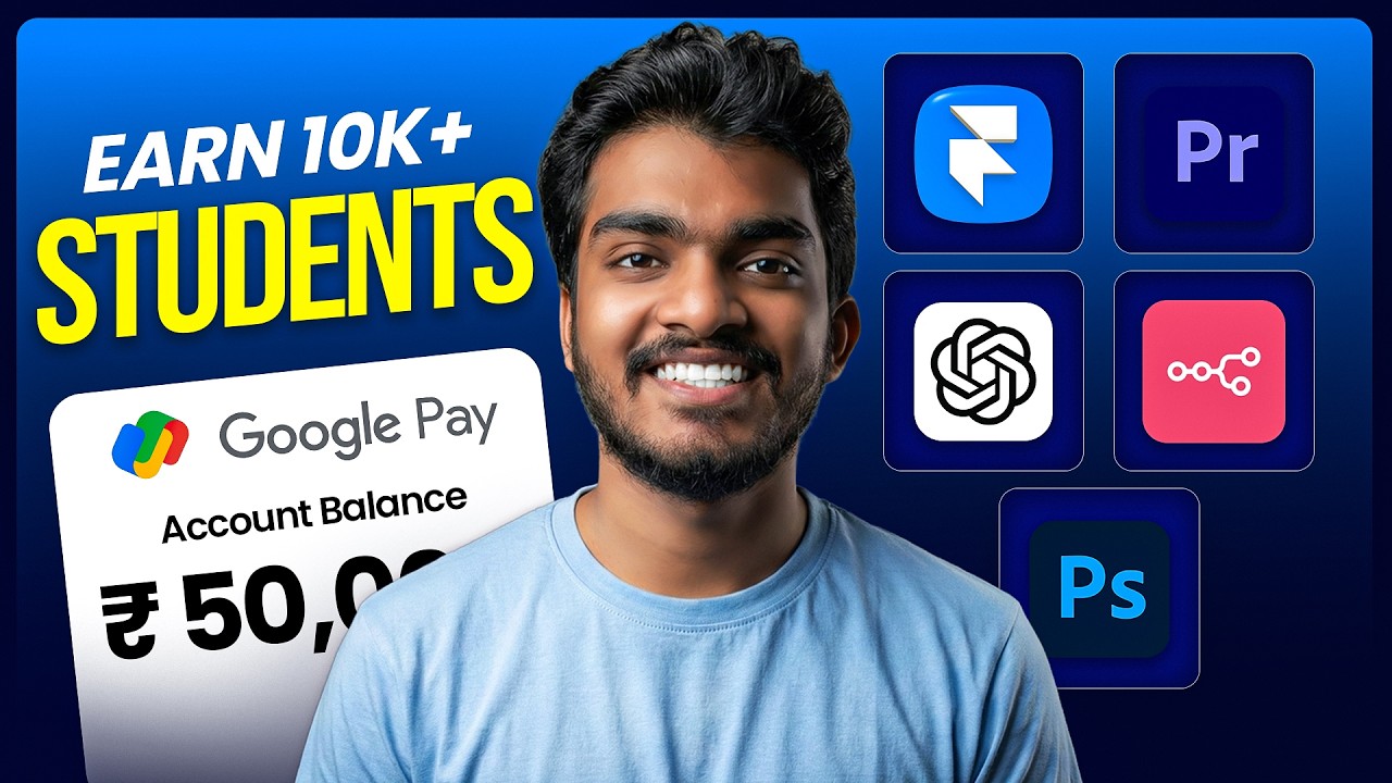 Top 5 Skills to Earn Your First ₹10K as a Student - YouTube