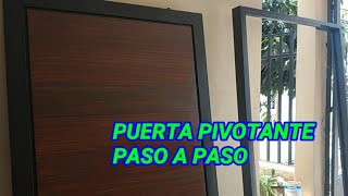 COMO HACER UNA PUERTA METÁLICA