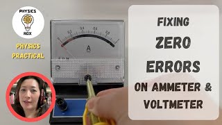 Celebrity PRACTICAL: Fixing zero errors on ammeter and voltmeter - Lab Practical - Physics Rox Profile