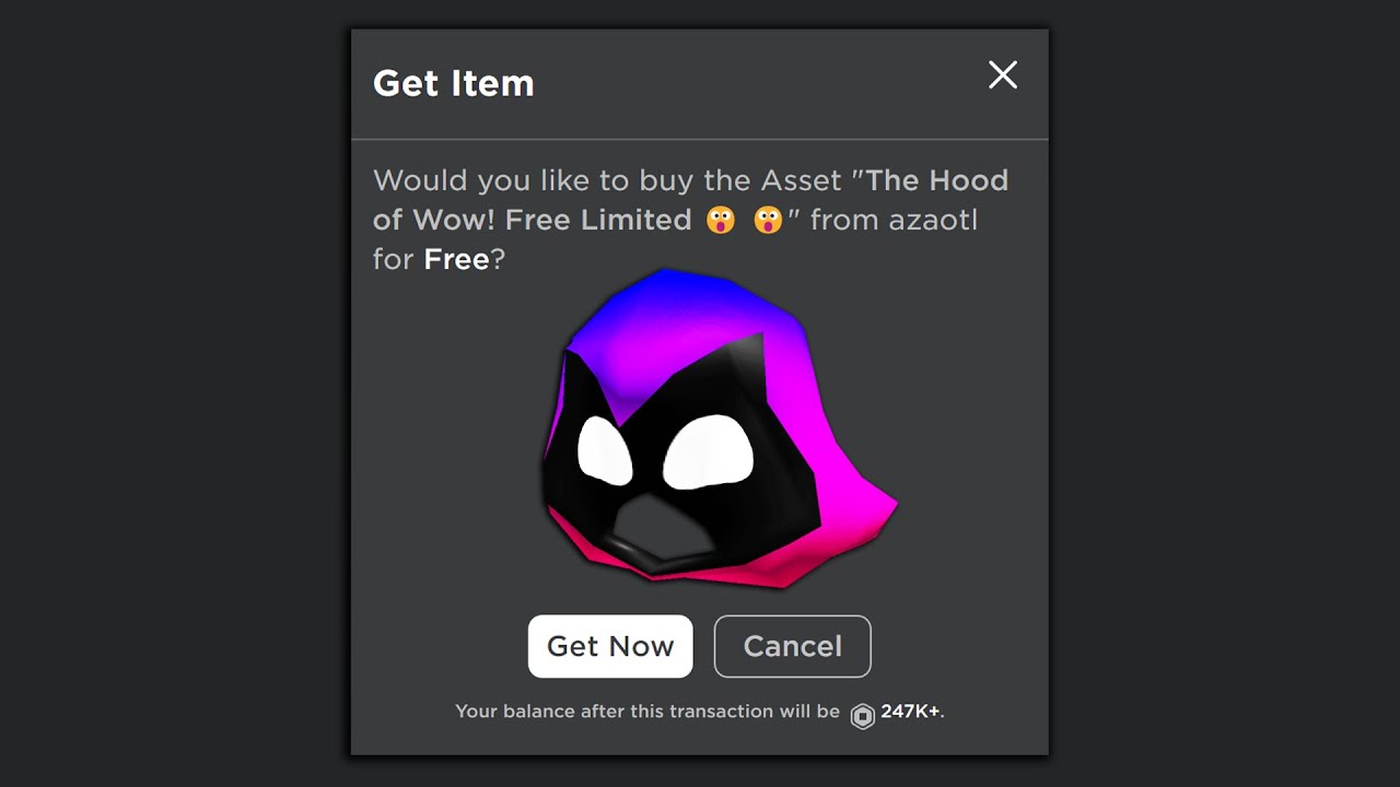 The Hood of Wow! Free Limited 😮 😮
