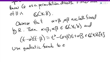 Chapter 8, The Idea Behind Galois Theory, Radical Expressions from the Galois Group Example