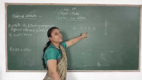 Class- 3rd / Mathematics Chapter -2 ( Addition - Lecture 1 )