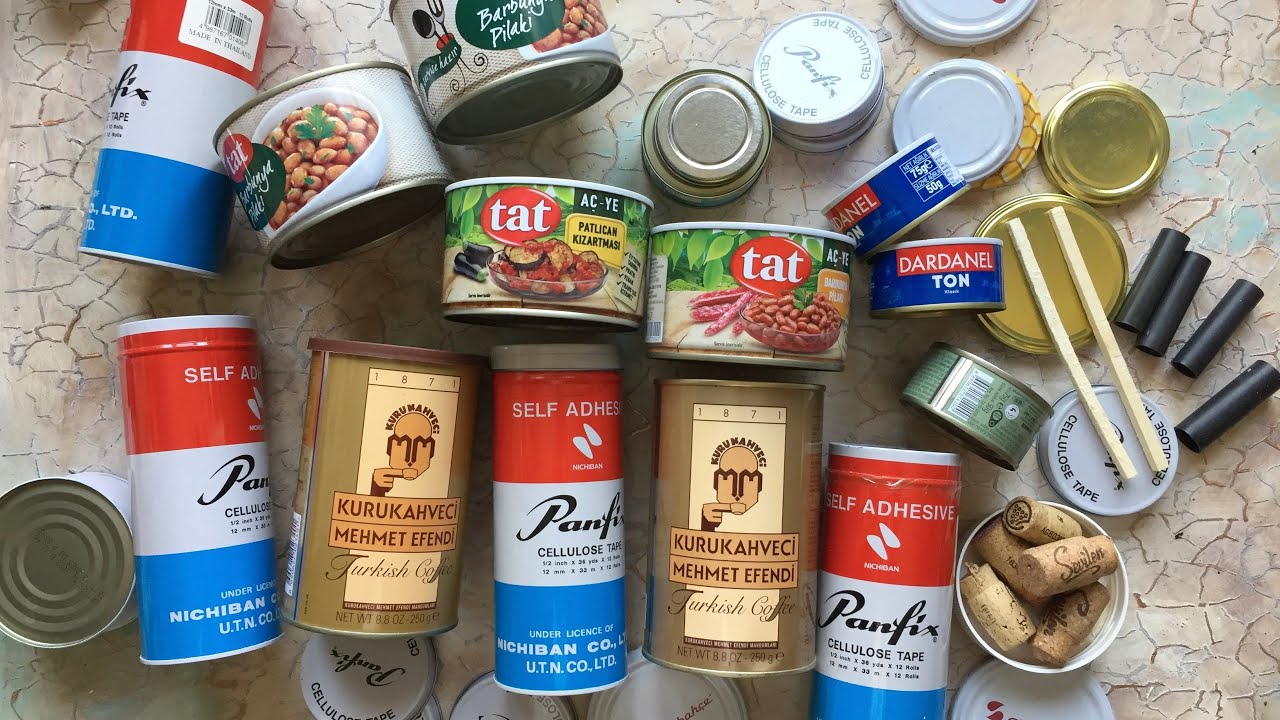 Konserve  kutularından 5 harika fikir  #geridönüşüm #diy #kendinyap