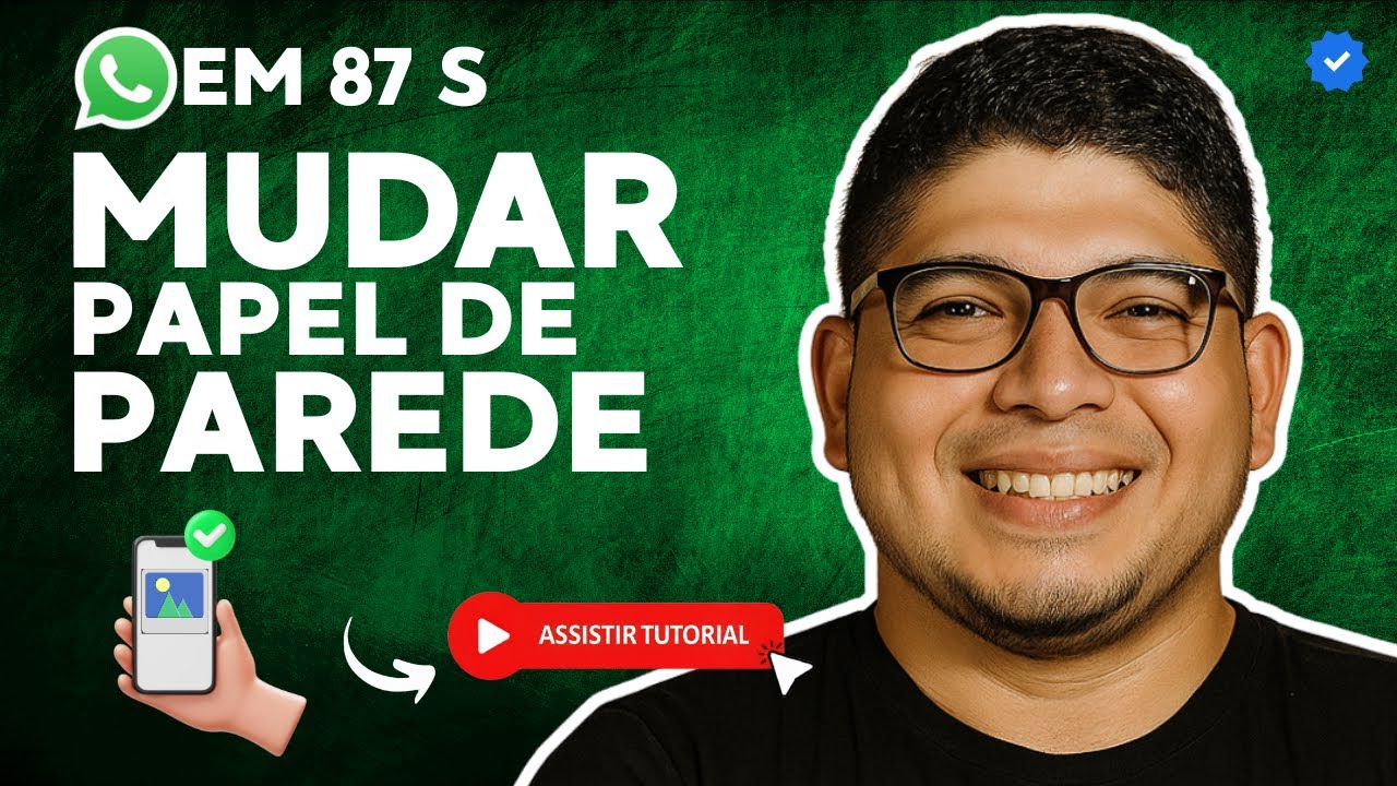 Como Mudar ou Colocar FUNDO de TELA no WHATSAPP em 87 S - YouTube