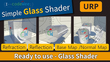 CodeWee Unity Simple Glass Shader (URP)