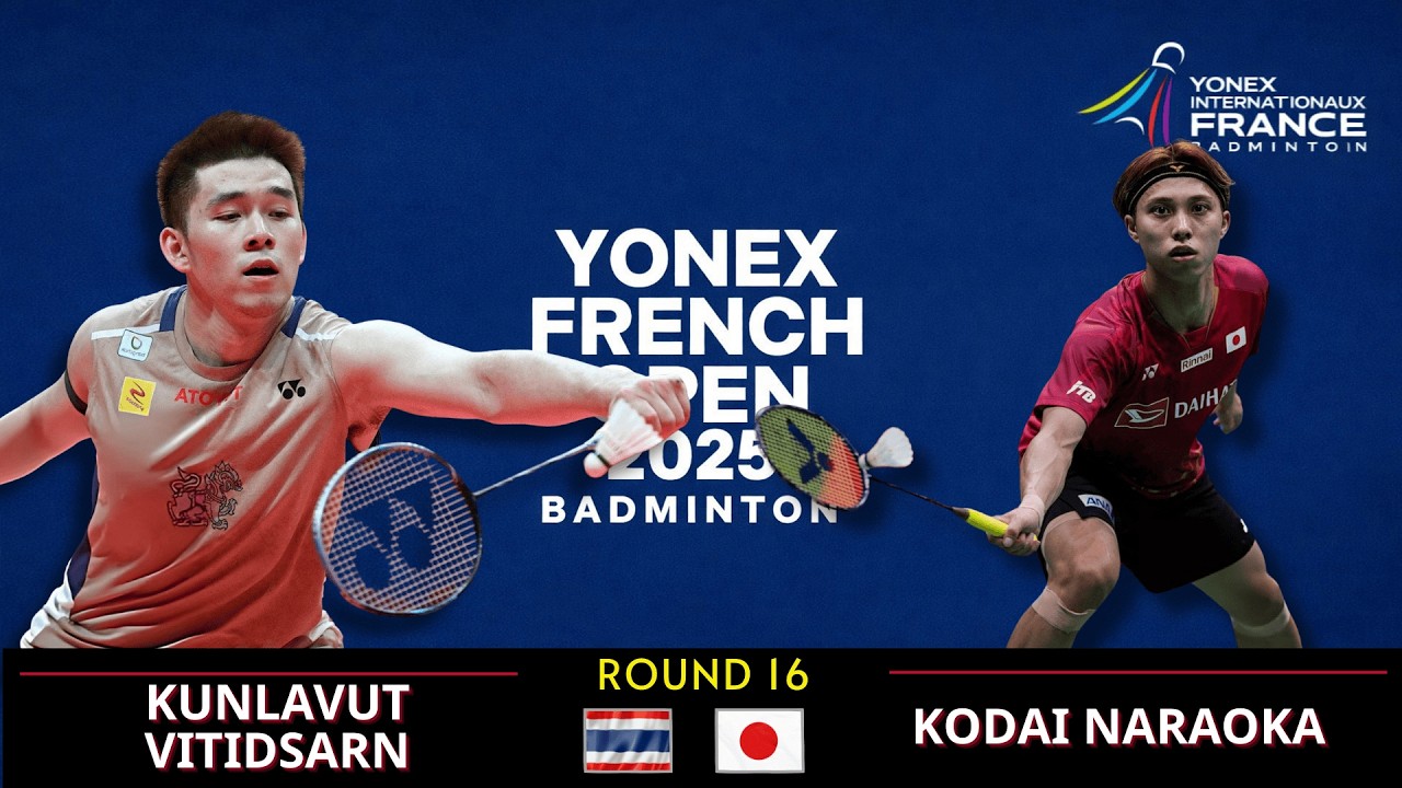 🔥 圧巻のスキル対決 🔥 クンラブット・ビティサーン（THA） vs 奈良岡功大（JPN） | フルスコア | Kunlavut Vitidsarn  vs Kodai Naraoka