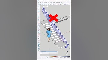 Learn how to create a handrail in SketchUp! #nicetower #sketchup #handrail