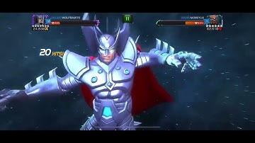 MCoC Stryfe vs Ascended Nick Fury on node 5 (Magic Thief, ebb flow knock down and right back at it)