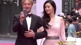 Edvin Marton and Evgeni Plushenko - Red Carpet (Mission Hills WCPA)