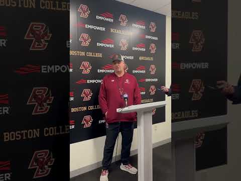 RIVALRY: Bill O’Brien discusses Holy War game between Boston College and Notre Dame