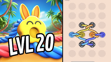 🪢 TWISTED TANGLE 🪢 Level 20 🧩 Gameplay Walkthrough