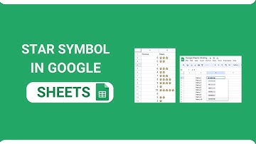 How to Insert Star Symbols in Google Sheets for Ratings