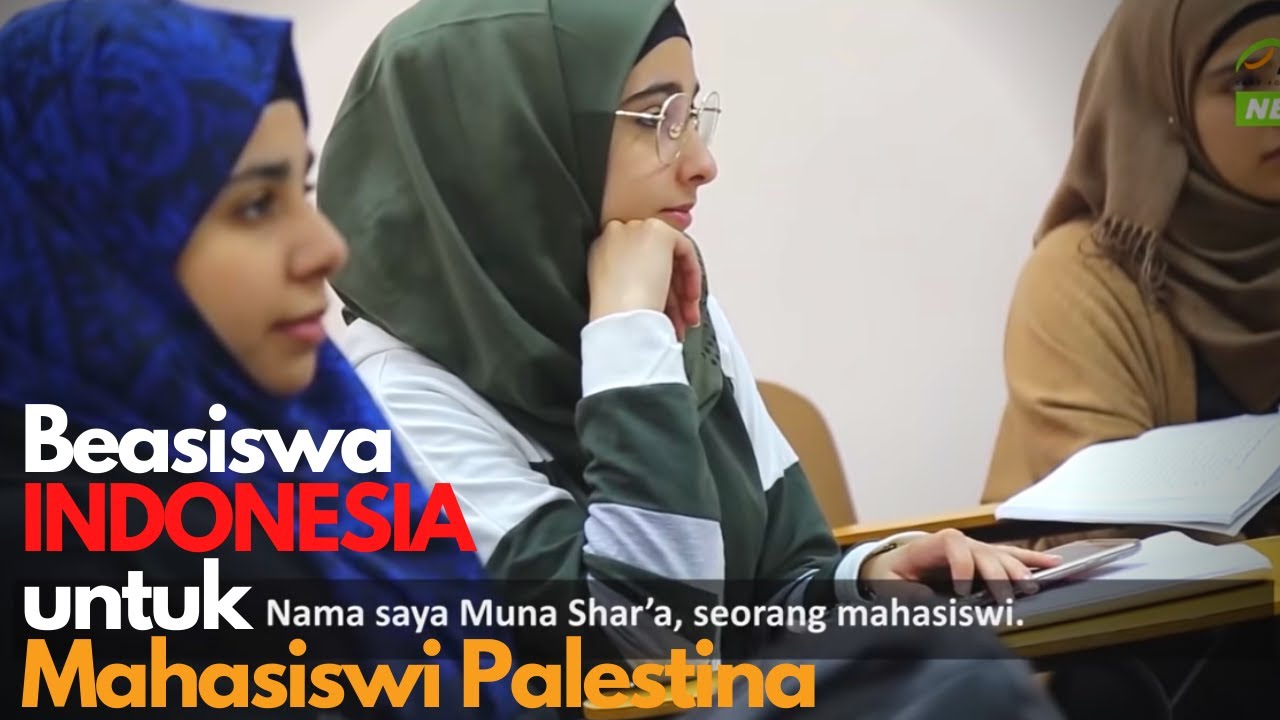 Sepaket BEASISWA dari INDONESIA untuk Ratusan MAHASISWA PALESTINA