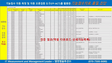 사용자 요구사항을 이용한 기능점수 자동 측정 예시 - automatic measurement of function point using user requirement-example
