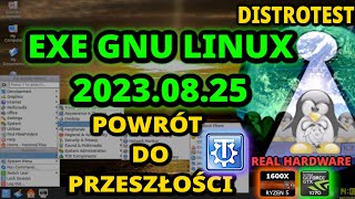 Test EXE GNU Linux czyli system oparty na Devuan 5.0 ale z pulpitem KDE z serii 3 - TRINITY