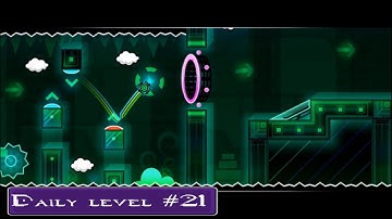 Daily level #21 "Electro Dynamic" (harder) | Geometry Dash