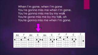 Cups (Anna Kendrick) Ukulele Play Along with Chord Guide chords