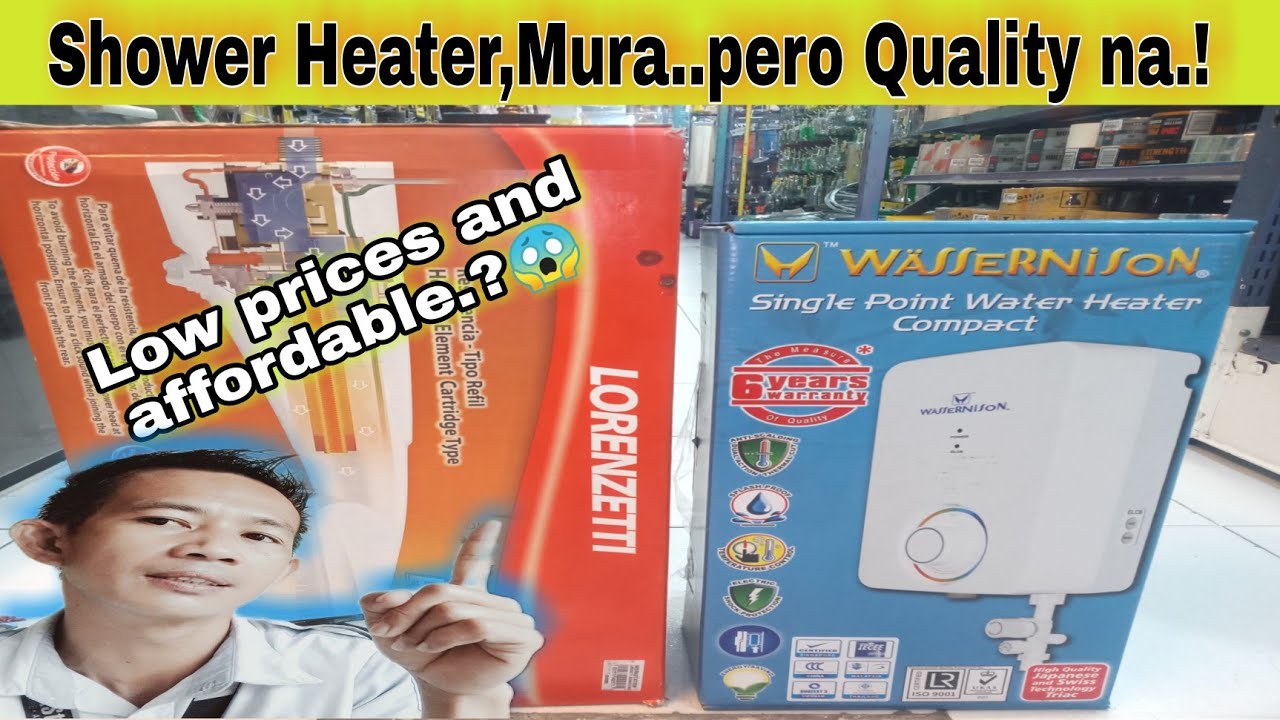 kamelyoj3711 AFFORDABLE #SHOWER HEATER IN PH.#LORENZETTI /#WASSERNISON  /#YOUTUBE TIPS TAGALOG - YouTube