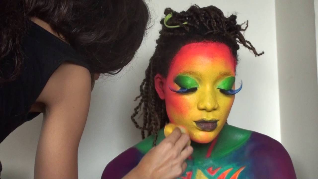 Jen Body art * BODYPAINTER * Artist Body painting YouTube