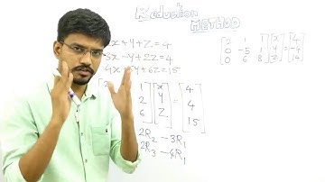 Equation Solving By Matrix Reduction Method