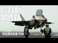 British F-35Bs Fly From HMS Queen Elizabeth • WESTLANT 19 | Forces TV