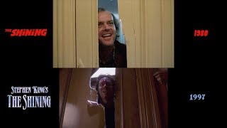 The Shining (1980/1997) side-by-side comparison