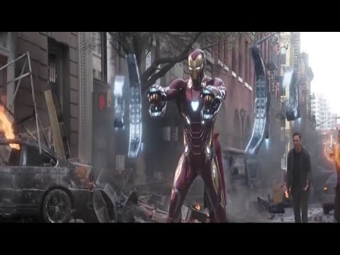 avengers-infinity-war:-iron-man-nanotech-suit-up-new-york-fight-scene!-ultra-hd!