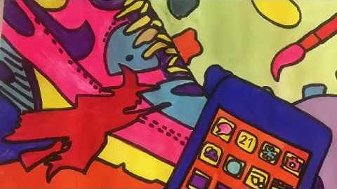 Michael Craig Martin Inspired Portrait