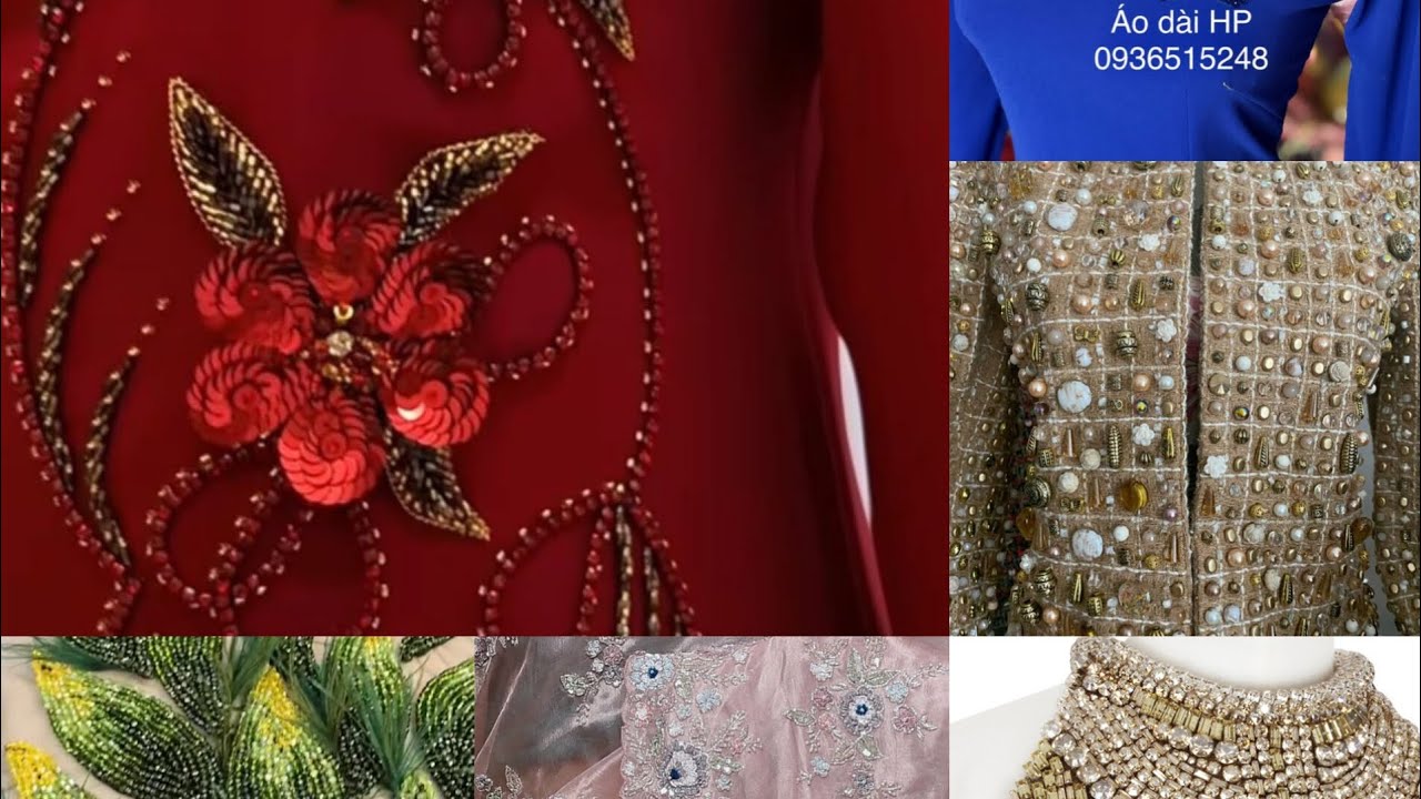 Elegant Handcrafted Beaded Work Designs for Luxury Fashion