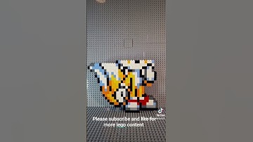 lego tales pixel art build in stop motion #lego #tales #sonic