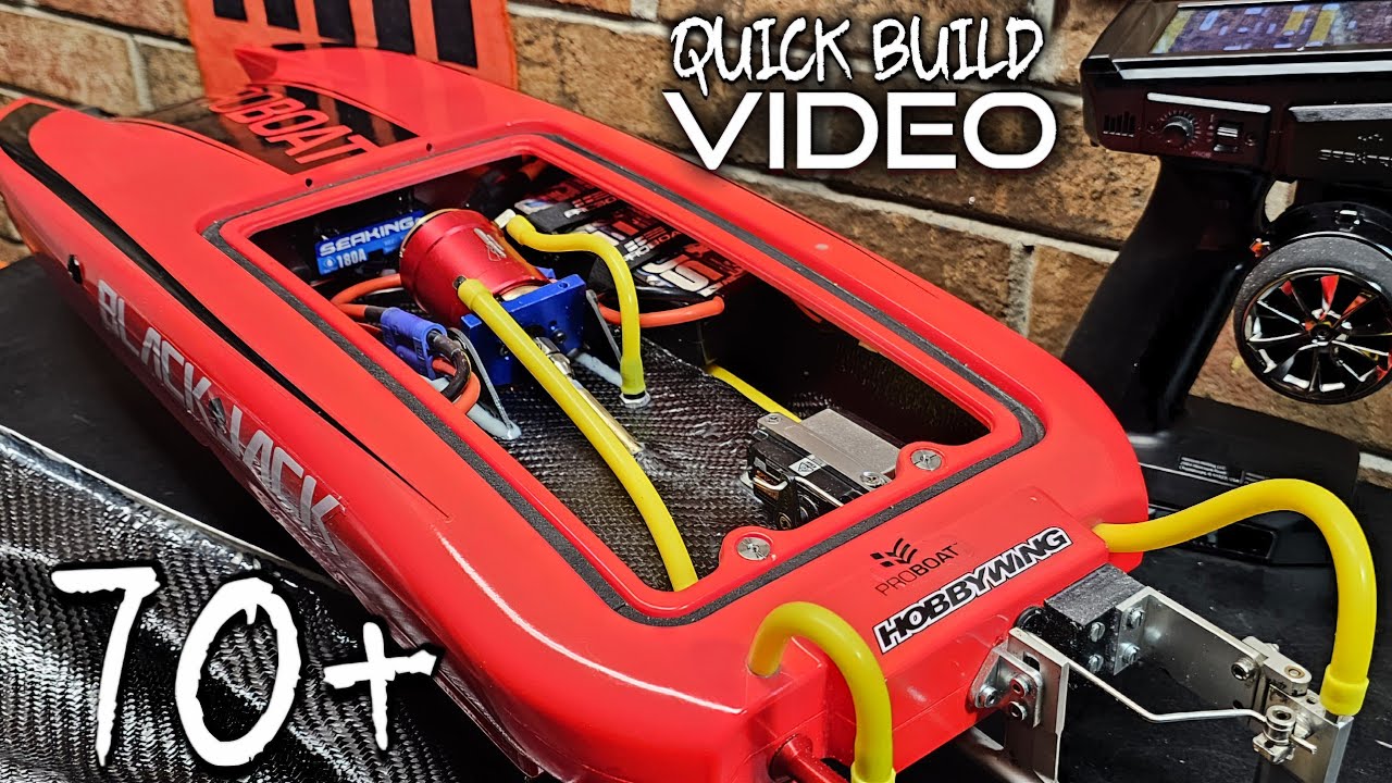 Сборка Custom V1 Proboat Blackjack 24 — Tp Power 3630, Seaking 180a, IXSR, Smc Racing