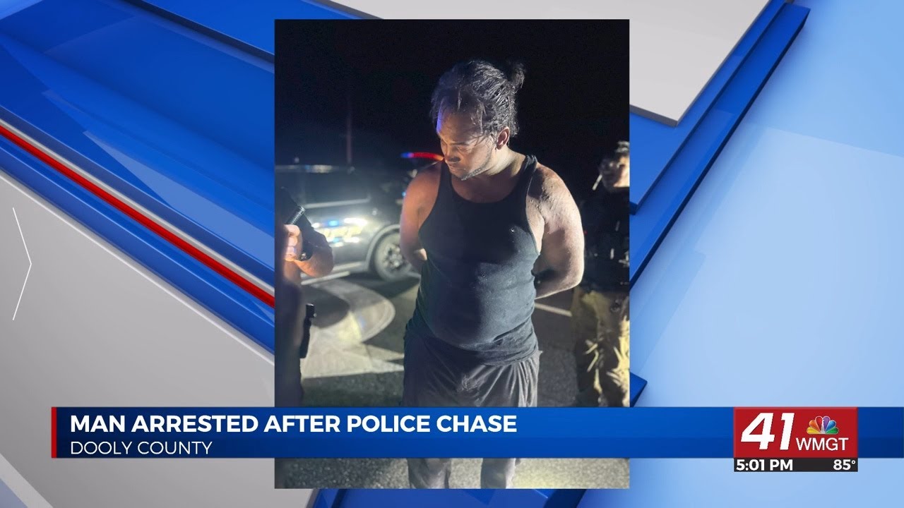 Man caught hours after escaping police chase in Dooly County - YouTube