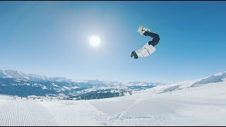 GoPro Hero 7 Black Hypersmooth Snowboard Test in Laax Switzerland