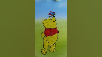 Hand embroidery|winnie the pooh|